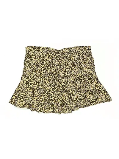 Pre-owned Zara Casual Skirt In Yellow