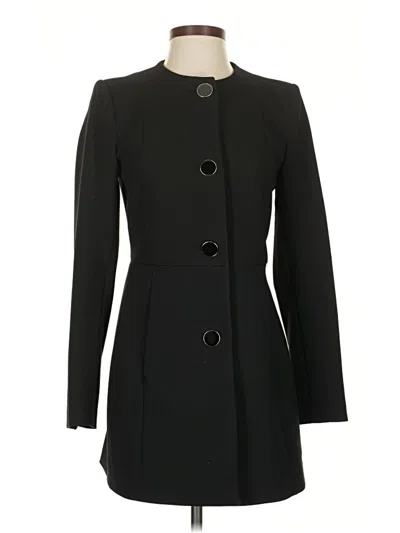 Pre-owned Zara Coat In Black