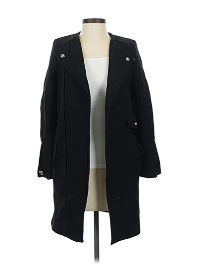 Pre-owned Zara Coat In Black