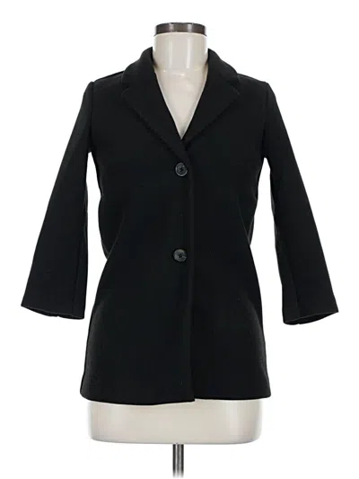 Pre-owned Zara Coat In Black