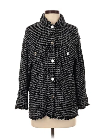 Pre-owned Zara Coat In Black