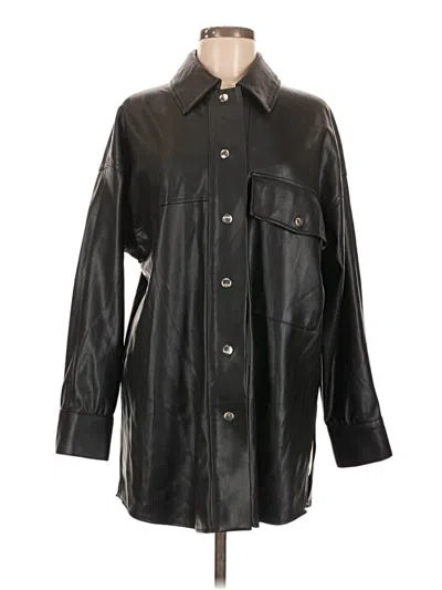Pre-owned Zara Coat In Black