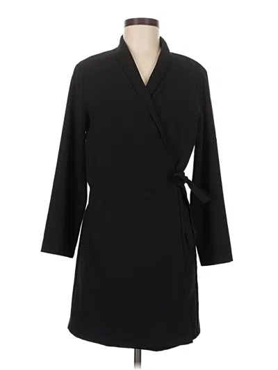 Pre-owned Zara Coat In Black