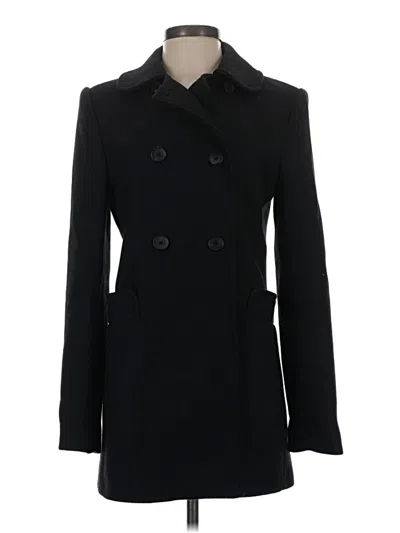 Pre-owned Zara Coat In Black