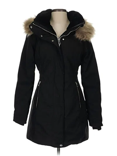 Pre-owned Zara Coat In Black