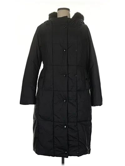 Pre-owned Zara Coat In Black