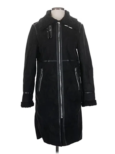Pre-owned Zara Coat In Black