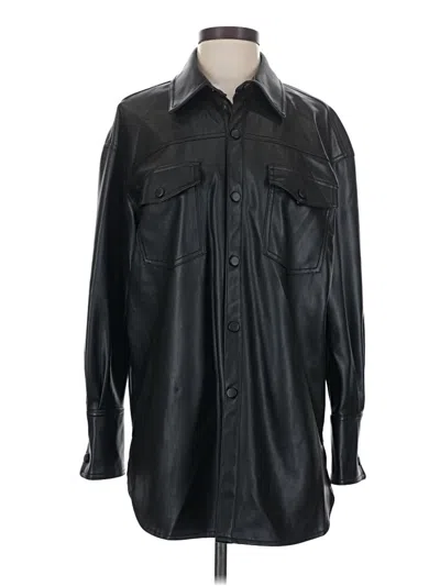 Pre-owned Zara Coat In Black