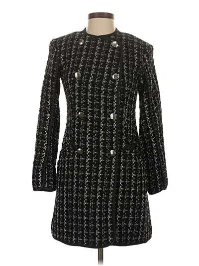 Pre-owned Zara Coat In Black