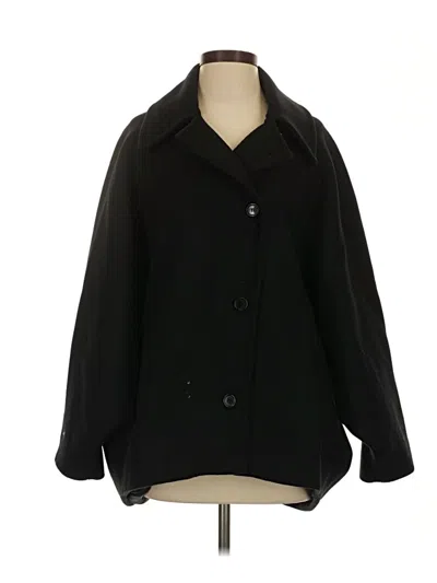 Pre-owned Zara Coat In Black