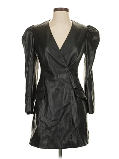 Pre-owned Zara Coat In Black