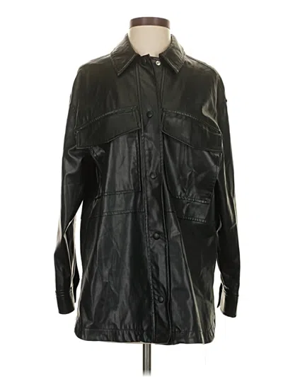 Pre-owned Zara Coat In Black
