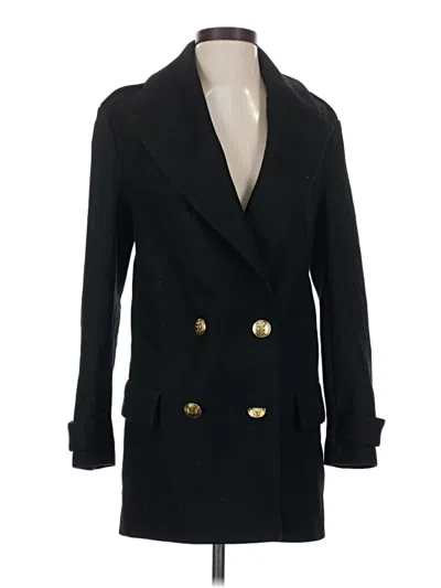 Pre-owned Zara Coat In Black