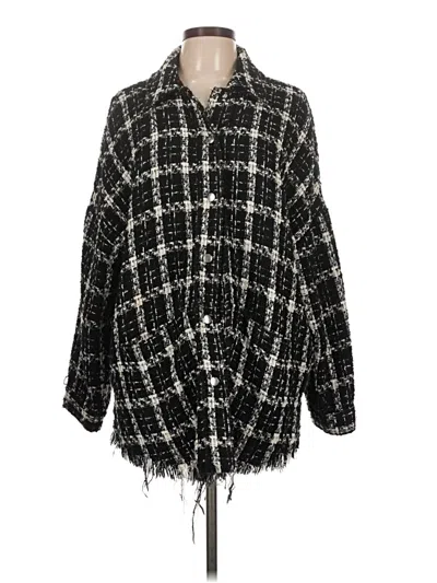 Pre-owned Zara Coat In Black