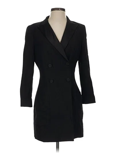 Pre-owned Zara Coat In Black