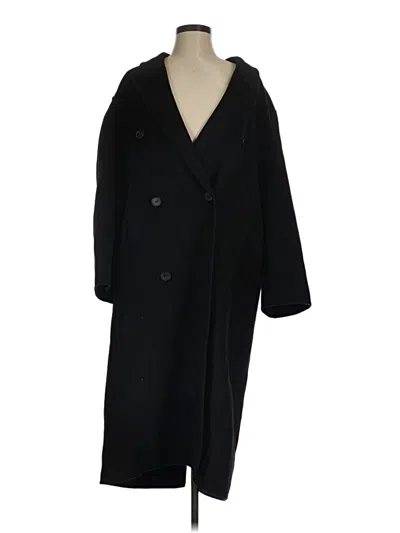 Pre-owned Zara Coat In Black