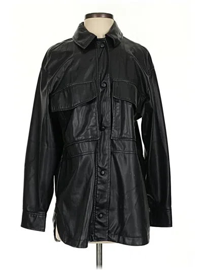 Pre-owned Zara Coat In Black