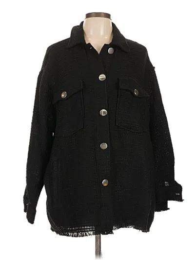 Pre-owned Zara Coat In Black