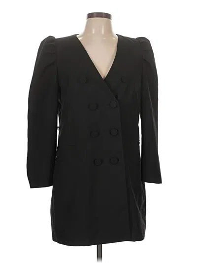 Pre-owned Zara Coat In Black