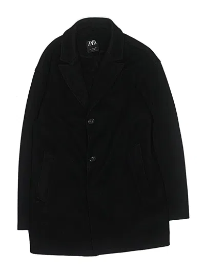 Pre-owned Zara Kids' Coat In Black