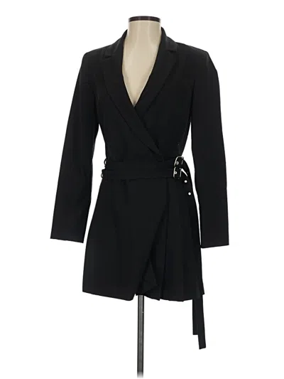 Pre-owned Zara Coat In Black