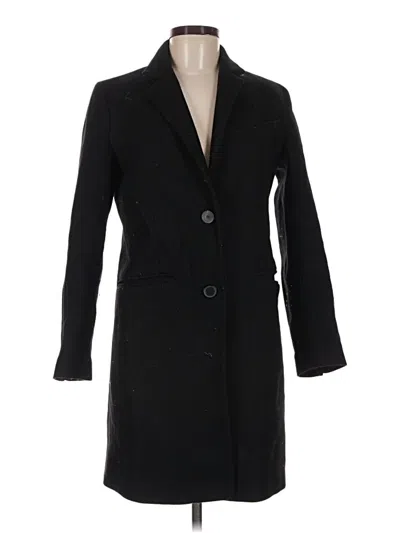 Pre-owned Zara Coat In Black
