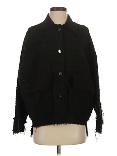 Pre-owned Zara Coat In Black