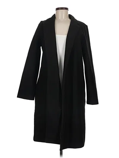 Pre-owned Zara Coat In Black
