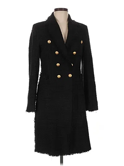 Pre-owned Zara Coat In Black