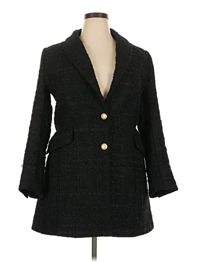 Pre-owned Zara Coat In Black