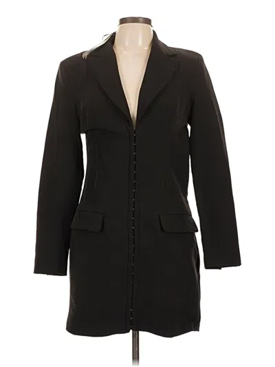 Pre-owned Zara Coat In Black