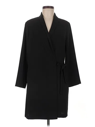 Pre-owned Zara Coat In Black
