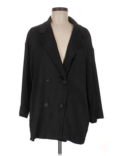 Pre-owned Zara Coat In Black