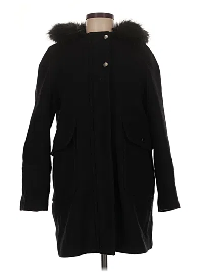 Pre-owned Zara Coat In Black
