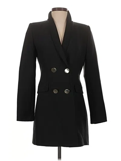 Pre-owned Zara Coat In Black