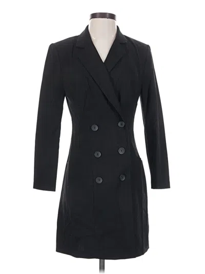 Pre-owned Zara Coat In Black