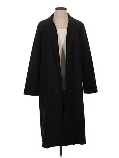 Pre-owned Zara Coat In Black