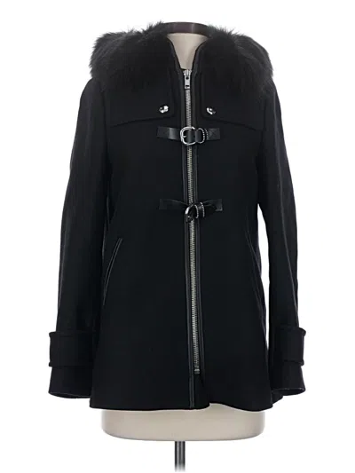 Pre-owned Zara Coat In Black