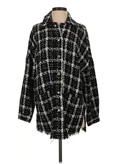 Pre-owned Zara Coat In Black