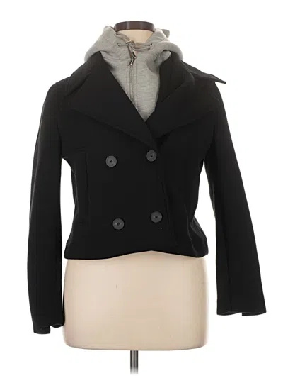 Pre-owned Zara Coat In Black
