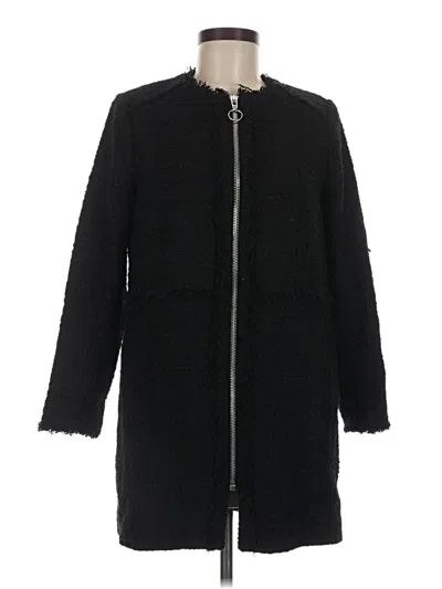 Pre-owned Zara Coat In Black