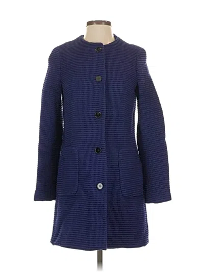 Pre-owned Zara Coat In Blue