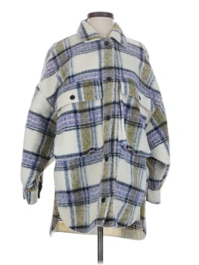 Pre-owned Zara Coat In Blue