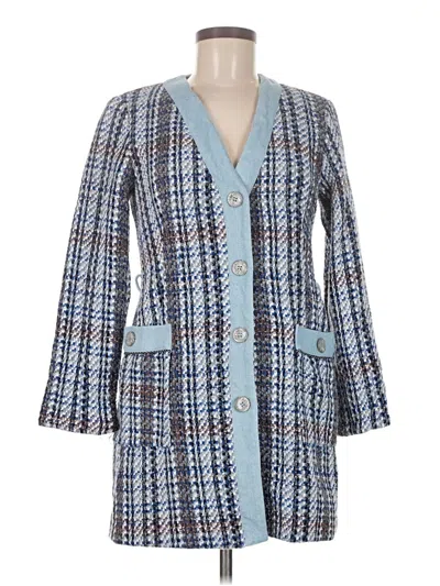 Pre-owned Zara Coat In Blue