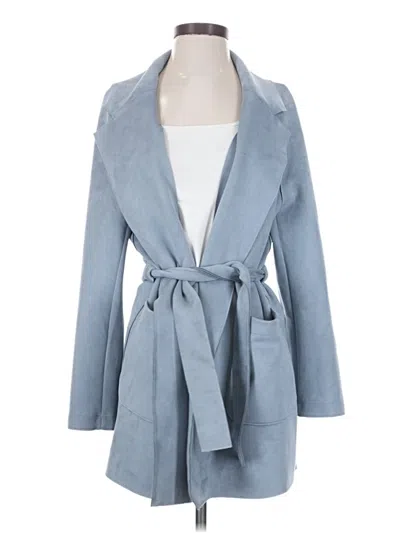 Pre-owned Zara Coat In Blue