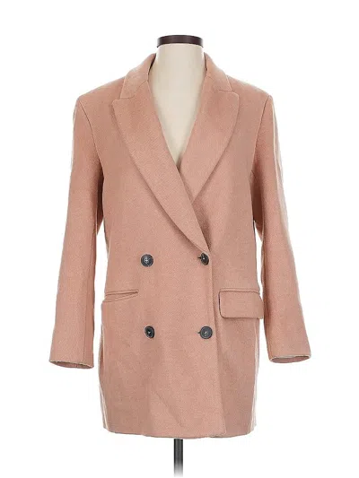 Pre-owned Zara Coat In Brown