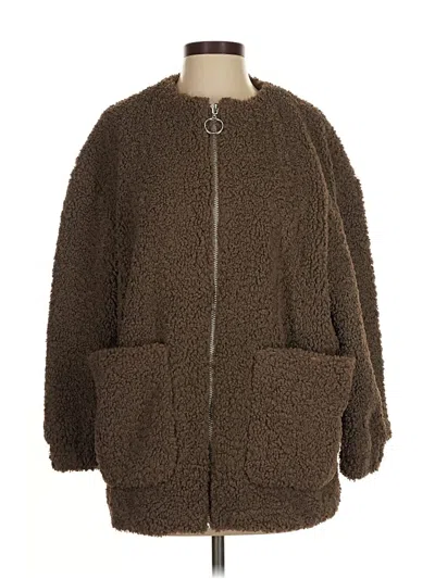 Pre-owned Zara Coat In Brown