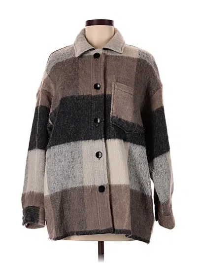 Pre-owned Zara Coat In Brown