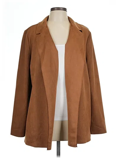 Pre-owned Zara Coat In Brown
