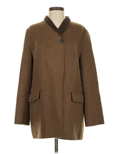Pre-owned Zara Coat In Brown
